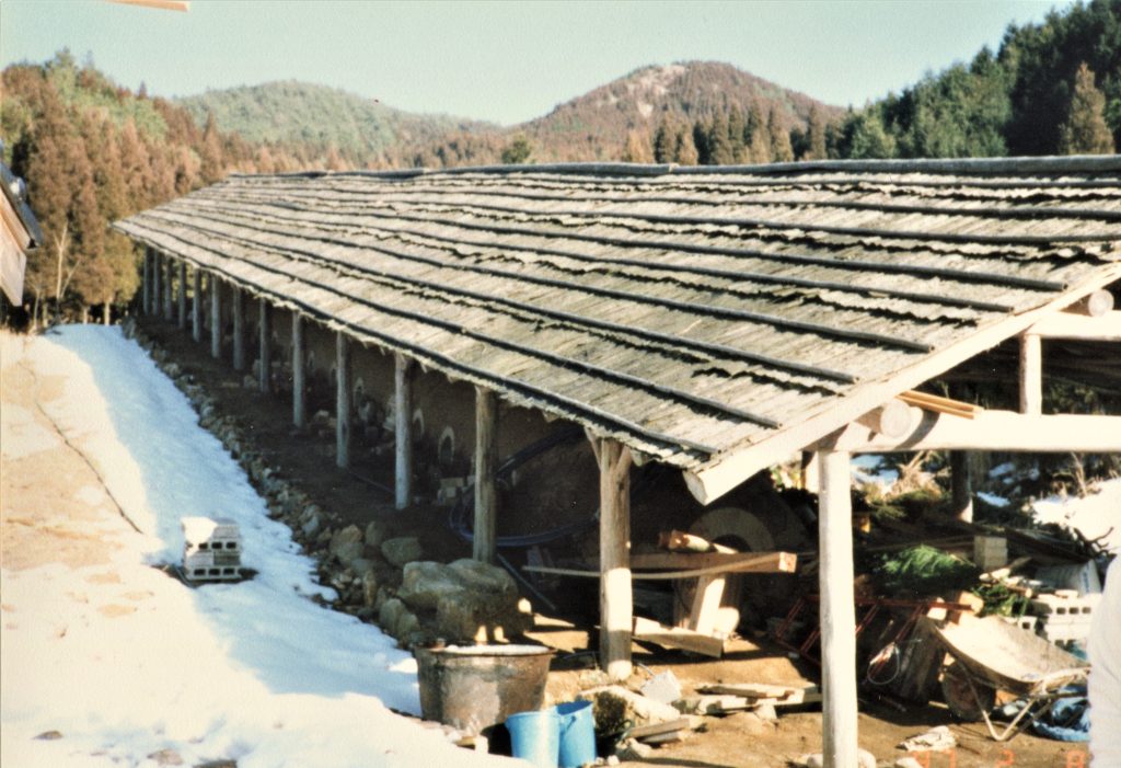 1986年山瀬窯築窯-1024x701