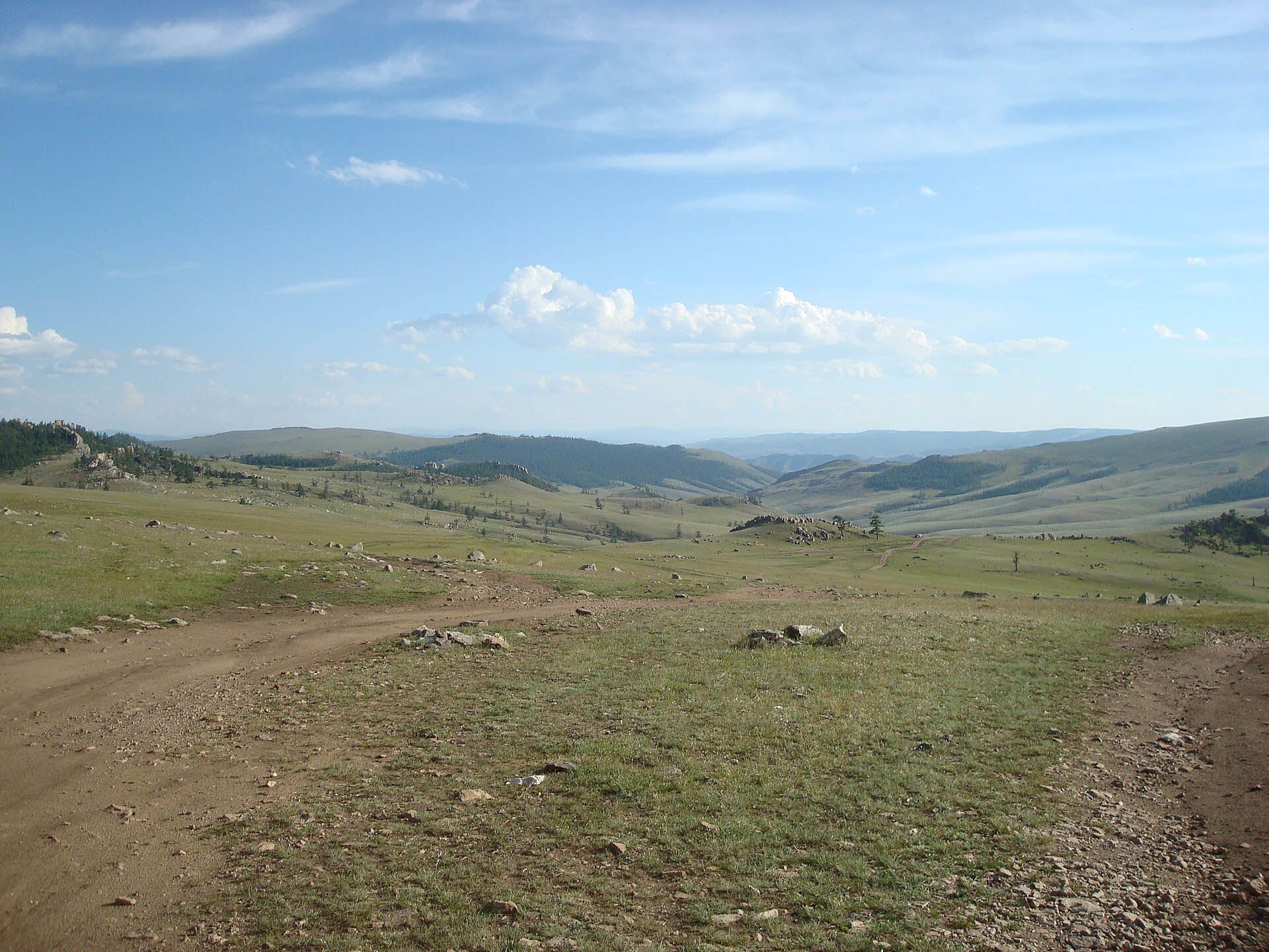 モンゴルの草原地帯　写真：Wikipedia