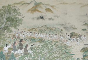 瀬戸岩引きの図「出石神社」