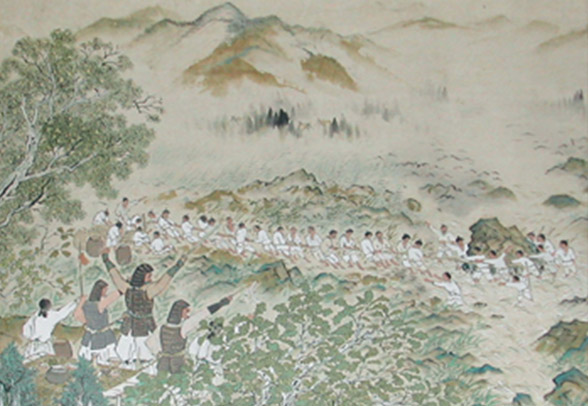 瀬戸岩引きの図「出石神社」